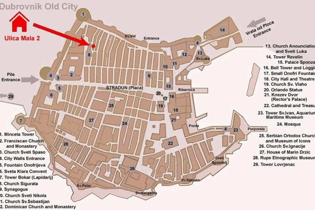 Appartamento 1-Bdrm With Terrace In The Old Town Ragusa Esterno foto