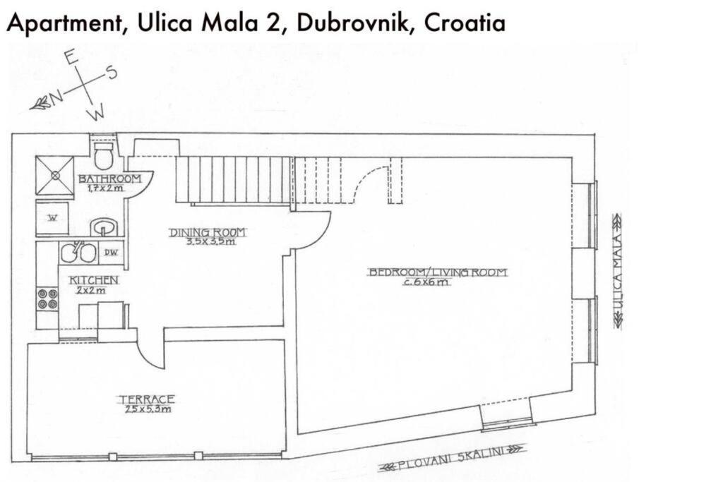 Appartamento 1-Bdrm With Terrace In The Old Town Ragusa Esterno foto